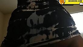 hey, check out this ebony milf in halloween cosplay giving a big ass blowjob 😈