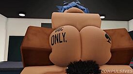 He has an awesome crib