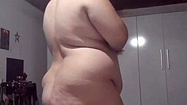 creme in a subtle crossdressing session with ass and pussy play