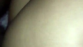 comendo o cu da gostosa with interracial anal fucking