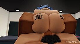 He has an awesome crib