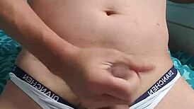 gay boy masturbating in underwear 😏