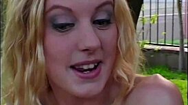 girl bent over doggystyle double penetration assfucking cumshot on tits