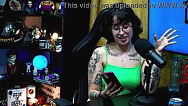 martina oliveira evaluates ruan's big dick and gets horny watching it. podcast in the shack with dirty talk and public exposure.