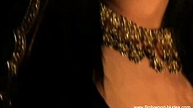 brunette dancing in india