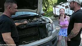 why does curious cute amy quinn love getting her ass dominated and squirting so much? pt 3