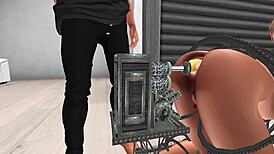 Burglar Turns Nympho in Wild 3D Cartoon Adventure