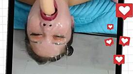 mobile compilation where the slut handles deepthroat anal and spit play