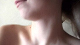 Hey, Renee Rose sucks cock deep in this POV session and eats cum off her feet and mouth! 😋