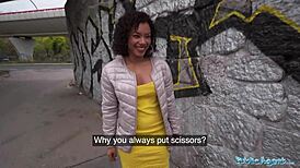 public agent game turns to hardcore outdoor fuckin... damn!