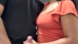 my friend seduces me with a blowjob and cumshot