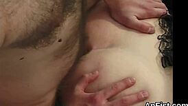 Naughty Lesbian Bombshells Fist Butt Holes