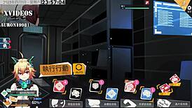 Ai ai seduces with big tits and monster cock blowjob in hentai