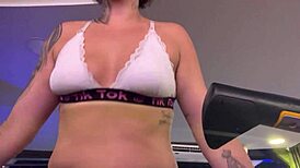 Crossdresser Soaked Through, Clothes Turn Transparent After Getting Wet