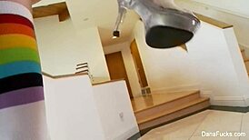 Dana Dearmond Says Take My Ass Hard in Anal BTS with Cumshot