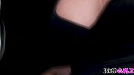 Inked Gurlz: Tattooed Brunette with Big Tits Gets Picked Up and Cumshotted