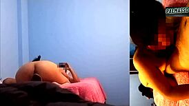 I tell my horny tenant not to make noise, and she gets excited and gives me her ass to fuck hard?