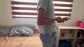 Mexican Twink Trades Ass For Better Grades In Voyeur Bareback