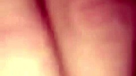 hot wife masturbates with dildo and fingering all alone