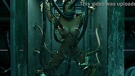Lara’s Experiment with Bondage Machine Gets Wild in Part 1