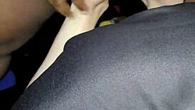 Rae Lynn exclaims, 'Oh wow, this foot sex is so hot!' in her homemade interracial fetish session