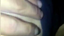 hot wife masturbates with dildo and fingering all alone