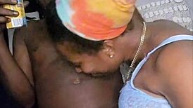 Watch this ebony babe licking ass and deepthroating... is that southern style? 😉