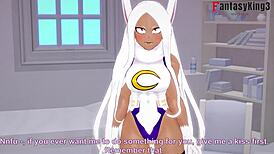 米尔科在我的英雄学院场景热辣POV口交