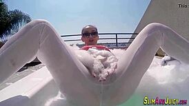 Big Booty Slut Gets Railed Outdoors Hardcore