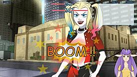 Harley Quinn, want to train with my uncensored cock?