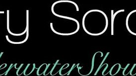 red swimwear on beautiful katy soroka babe in pool