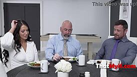 Cuck Husband Catches Boss Railing His Wife! - Alexa Payne