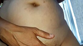 so, my girlfriend just watches and masturbates while our neighbor licks my clit