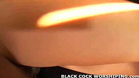 Two Huge Black Cocks Tease My Holes