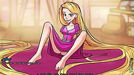 In this hentai game, Ruta Angel recalls her small tits adventures