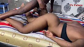 the lady next door teaches the scissors sex position