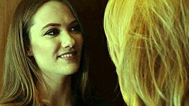 Lezdomina Gets Eaten Out in Bondage Scene.