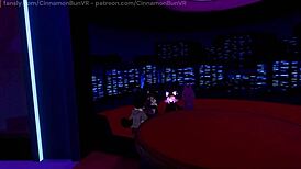 slutty girl bound and fucked in the machine, reaching orgasm