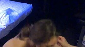 damn, anastasia ocean's hot blowjob and cum on tits is wild