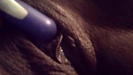 Amateur Plays With Vibrator On Her Shaved Pussy In Homemade Video