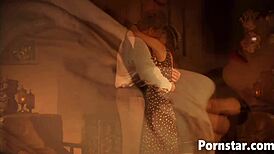 Sexy Rayveness with Hairy Pussy Gets Rough Plowing