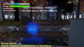 I begin the walkthrough of magical investigation of Meridiana 1