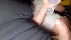 Teen worships big ass with farting and bareback domination in Uber backseat