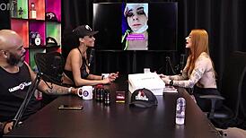 she crashed the car and got seriously injured, opening several parts of the face and created a music - redhead angry sheer