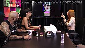 she crashed the car and got seriously injured, opening several parts of the face and created a music - redhead angry sheer