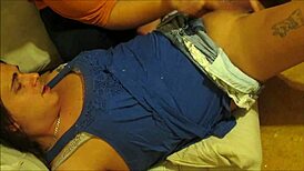 Anal fingering leads to prostate milking with an intense orgasm and a huge, messy cumshot.