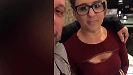 Young Wife Rides Big Cock After Night Out, Moaning Loudly