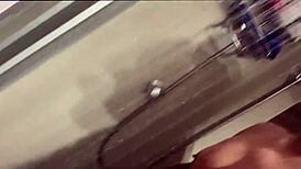 Funny straight jock records me in the shower and gives a passionate kiss 😘