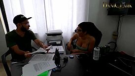 i meet sheila and fuck her pussy with monster cock in missionary and cum on tits