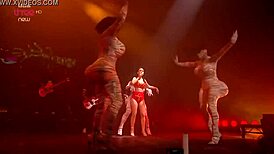 Katy Perry's live performance of I Kissed a Girl in super sexy outfit!